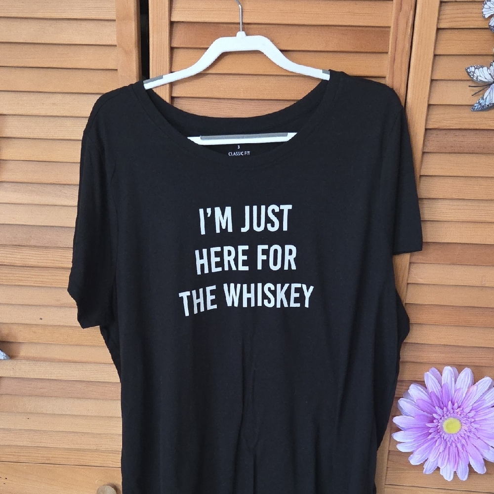Torrid Vintage 2015 Black Graphic Tee with White Script
